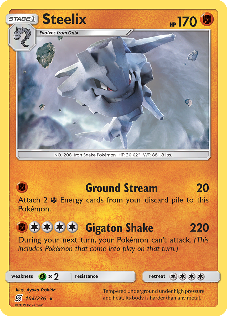 Steelix (104/236) [Sun & Moon: Unified Minds] | L.A. Mood Comics and Games