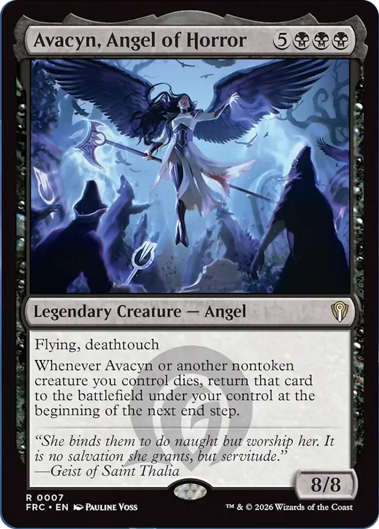 Avacyn, Angel of Horror [Reality Fracture Commander] | L.A. Mood Comics and Games
