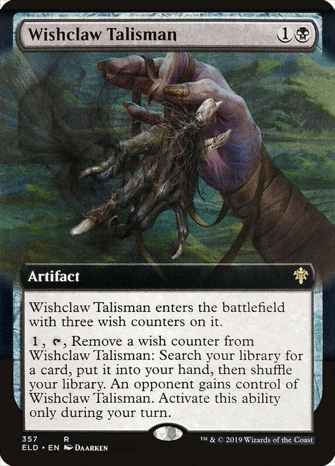 Wishclaw Talisman (Extended Art) [Throne of Eldraine] | L.A. Mood Comics and Games