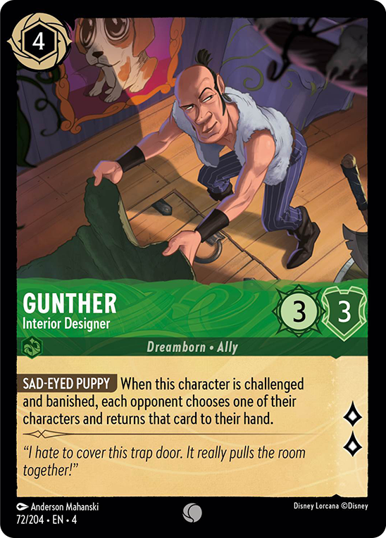 Gunther - Interior Designer (72/204) [Ursula's Return] | L.A. Mood Comics and Games