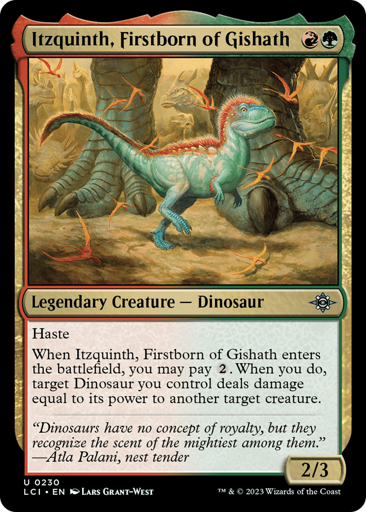 Itzquinth, Firstborn of Gishath [The Lost Caverns of Ixalan] | L.A. Mood Comics and Games