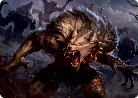 Village Reavers Art Card [Innistrad: Midnight Hunt Art Series] | L.A. Mood Comics and Games