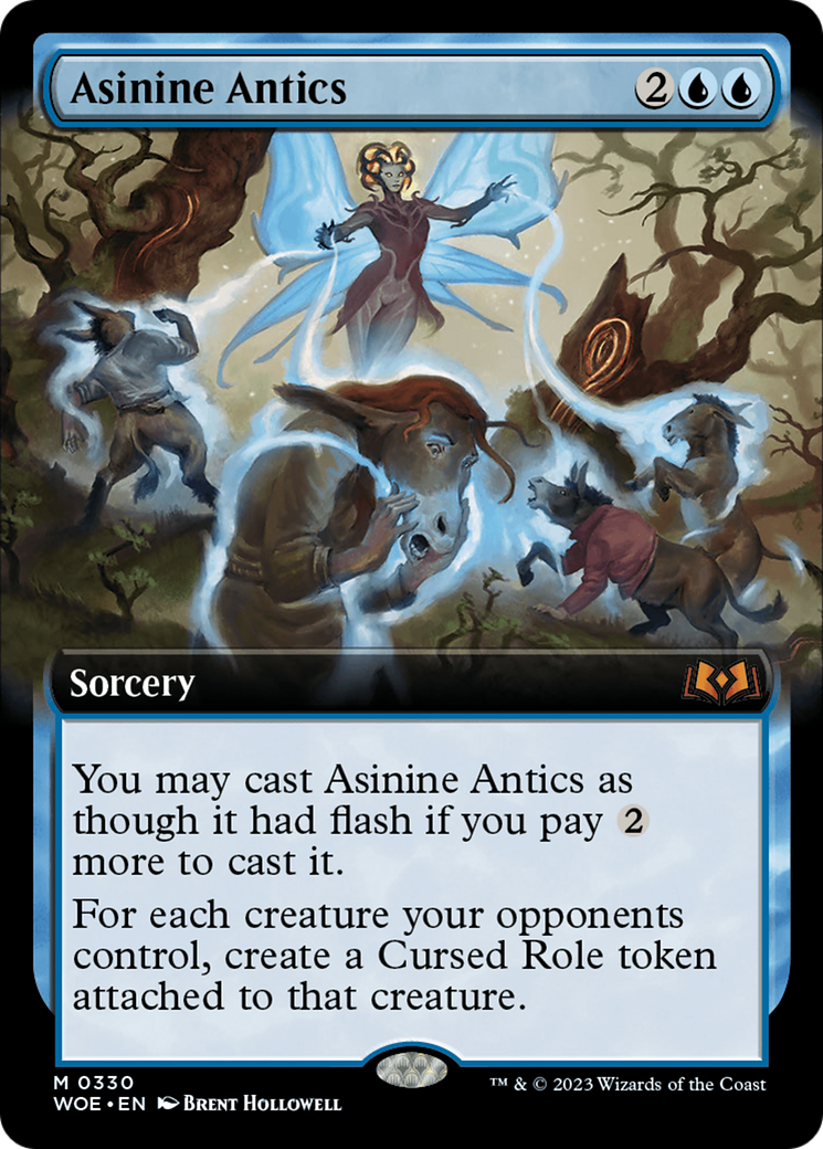 Asinine Antics (Extended Art) [Wilds of Eldraine] | L.A. Mood Comics and Games