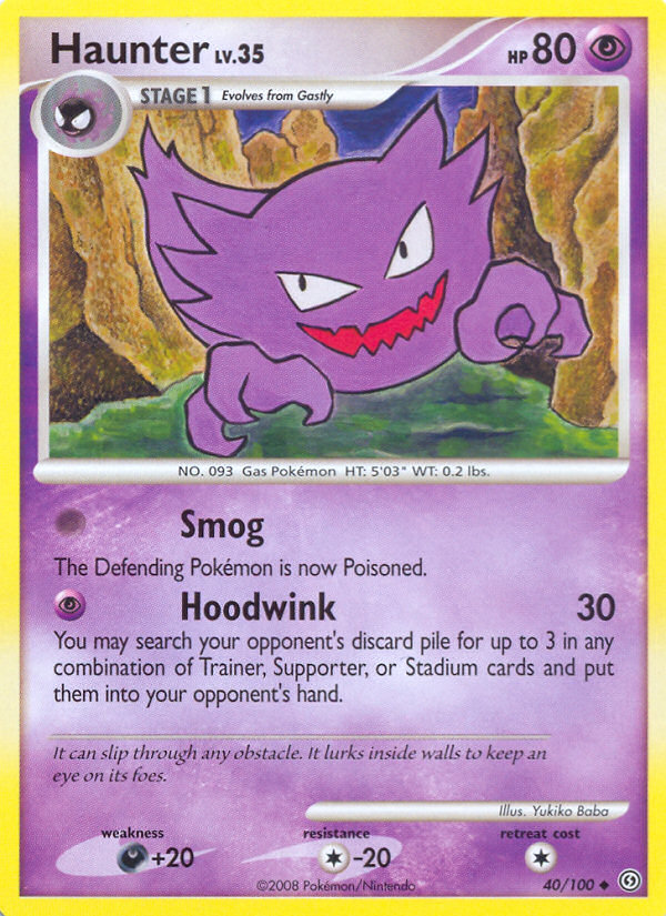 Haunter (40/100) [Diamond & Pearl: Stormfront] | L.A. Mood Comics and Games
