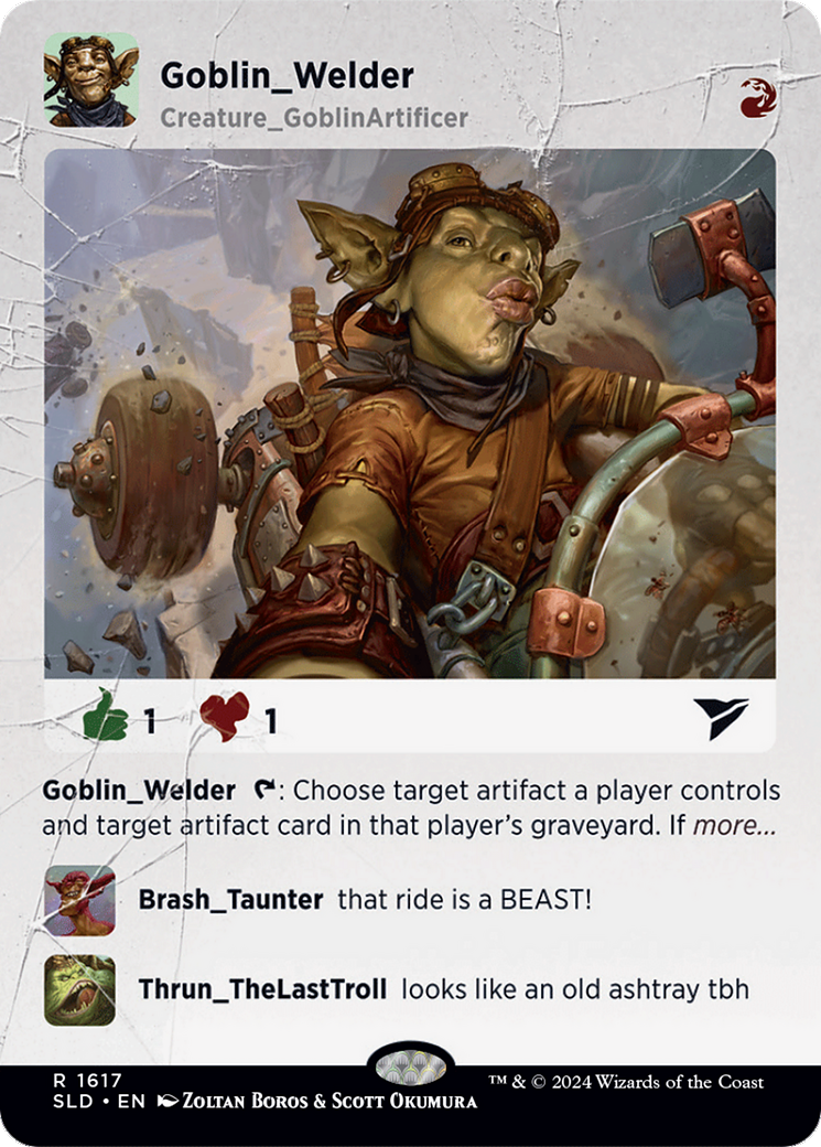 Goblin Welder [Secret Lair Drop Series] | L.A. Mood Comics and Games
