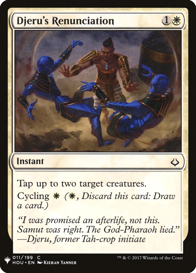 Djeru's Renunciation [Mystery Booster] | L.A. Mood Comics and Games
