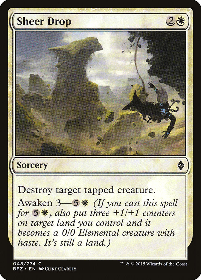 Sheer Drop [Battle for Zendikar] | L.A. Mood Comics and Games