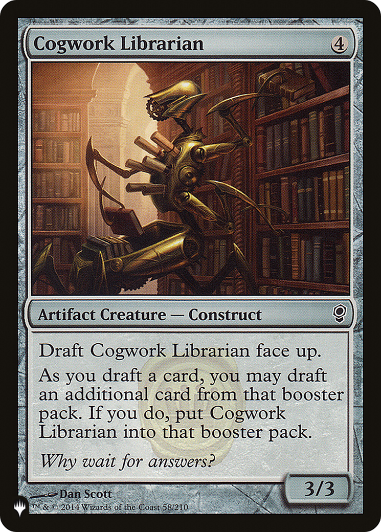 Cogwork Librarian [The List Reprints] | L.A. Mood Comics and Games