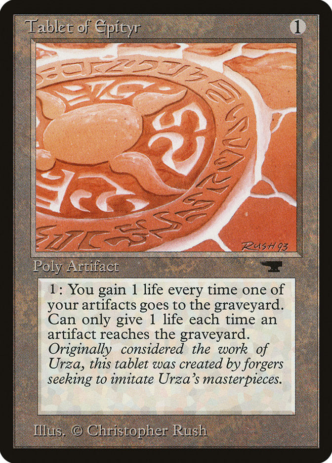 Tablet of Epityr [Antiquities] | L.A. Mood Comics and Games