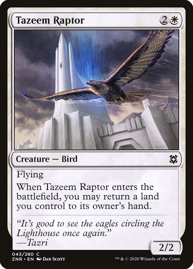 Tazeem Raptor [Zendikar Rising] | L.A. Mood Comics and Games