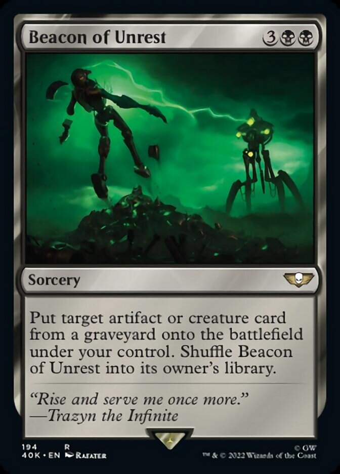 Beacon of Unrest (Surge Foil) [Warhammer 40,000] | L.A. Mood Comics and Games