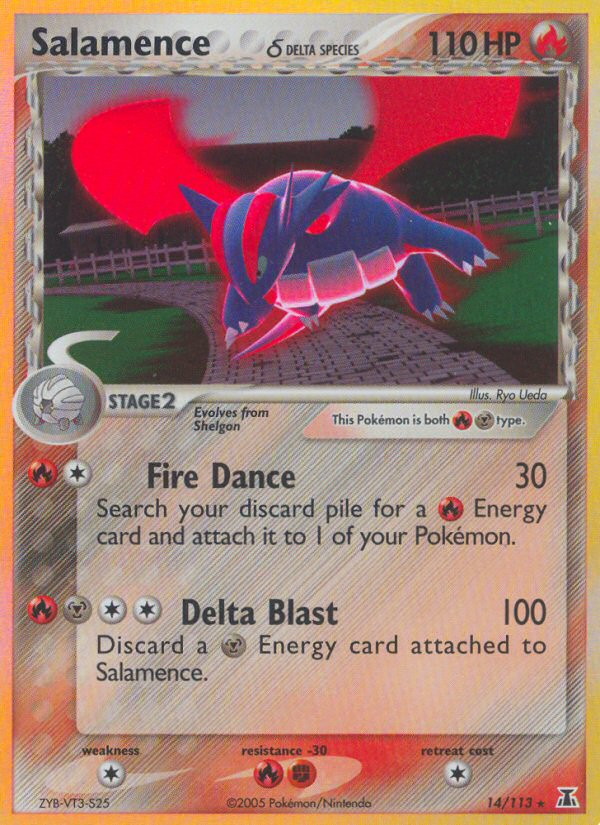 Salamence (14/113) (Delta Species) [EX: Delta Species] | L.A. Mood Comics and Games