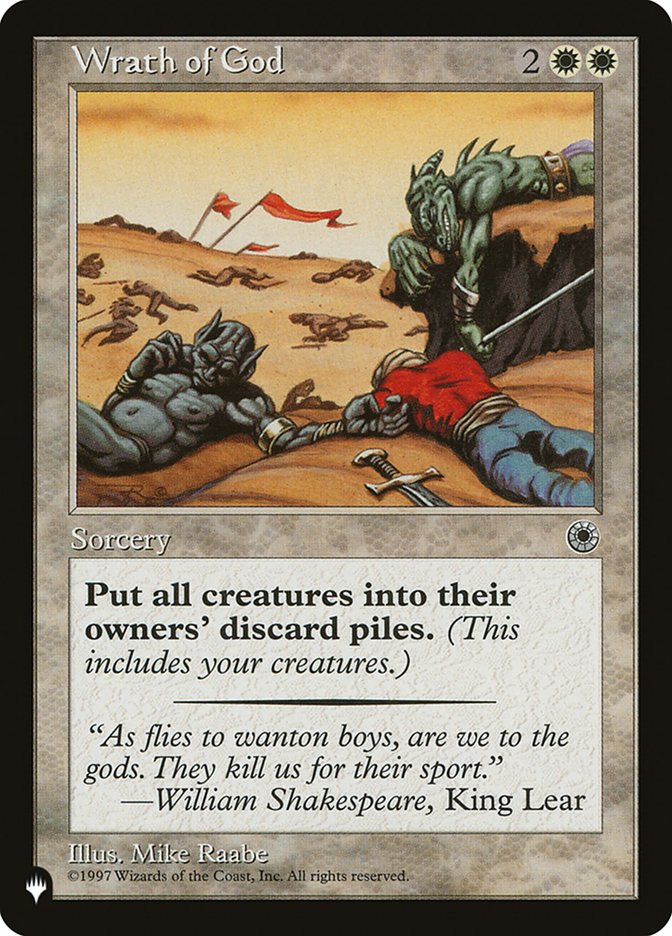 Wrath of God [The List] | L.A. Mood Comics and Games