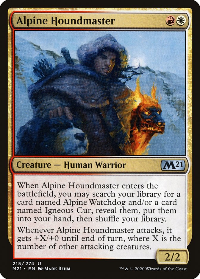Alpine Houndmaster [Core Set 2021] | L.A. Mood Comics and Games