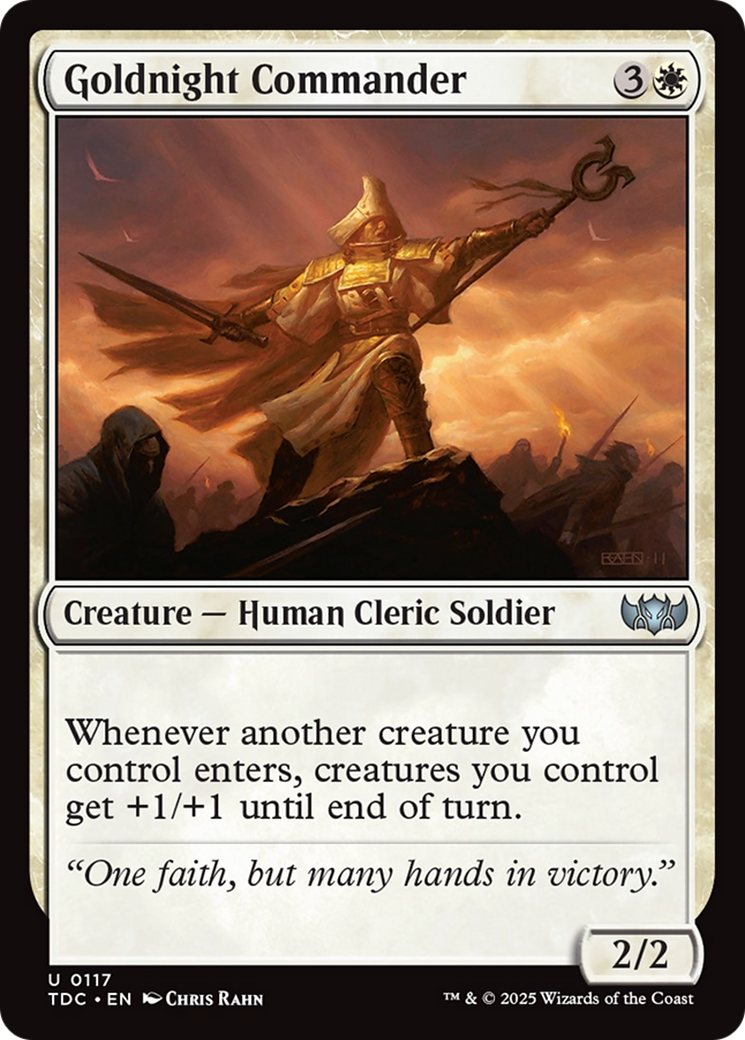 Goldnight Commander [Tarkir: Dragonstorm Commander] | L.A. Mood Comics and Games