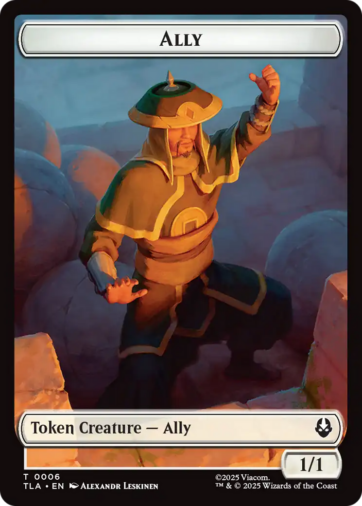 Ally (0006) // Soldier (0002) Double-Sided Token [Avatar: The Last Airbender Tokens] | L.A. Mood Comics and Games