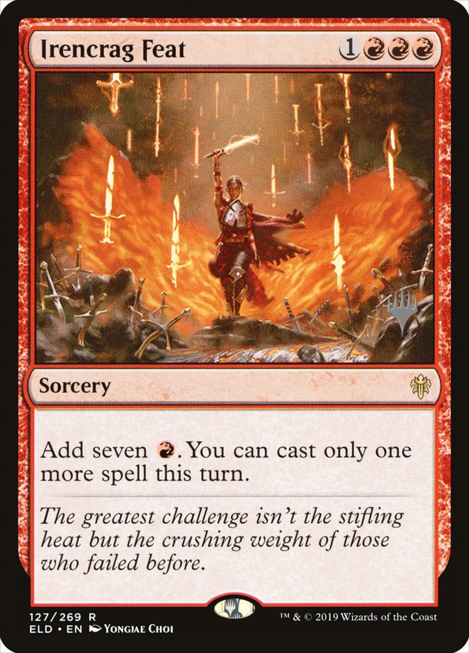 Irencrag Feat (Promo Pack) [Throne of Eldraine Promos] | L.A. Mood Comics and Games