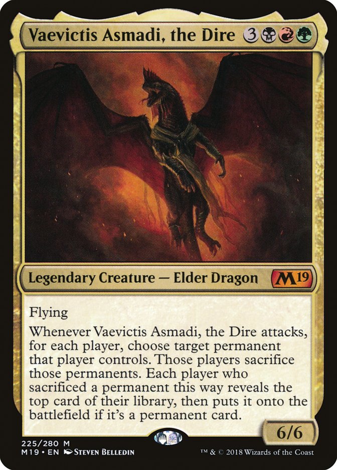 Vaevictis Asmadi, the Dire [Core Set 2019] | L.A. Mood Comics and Games