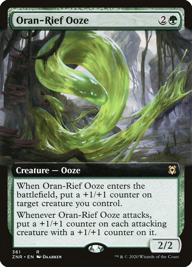 Oran-Rief Ooze (Extended Art) [Zendikar Rising] | L.A. Mood Comics and Games