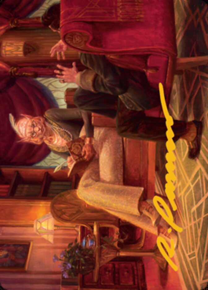 Phabine, Boss's Confidant Art Card (Gold-Stamped Signature) [Streets of New Capenna Art Series] | L.A. Mood Comics and Games