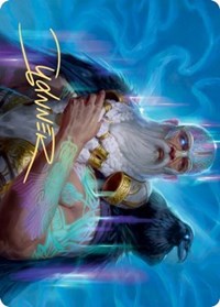 Alrund, God of the Cosmos Art Card (Gold-Stamped Signature) [Kaldheim Art Series] | L.A. Mood Comics and Games