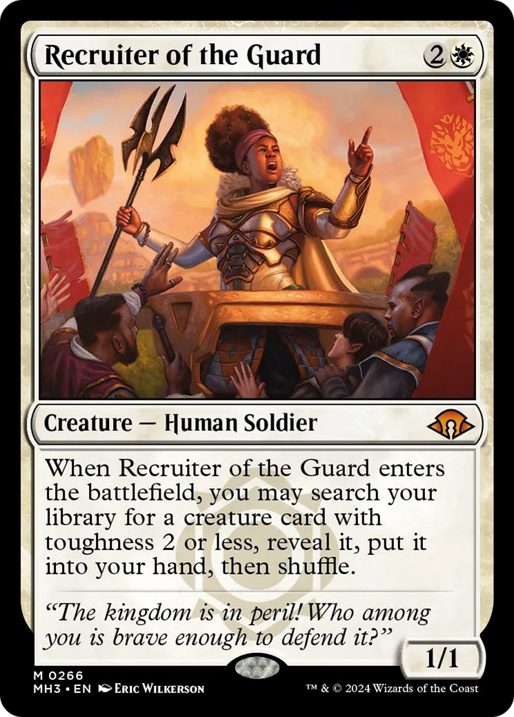 Recruiter of the Guard [Modern Horizons 3] | L.A. Mood Comics and Games