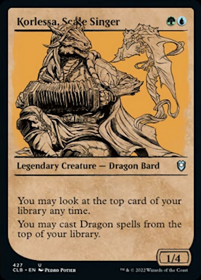 Korlessa, Scale Singer (Showcase) [Commander Legends: Battle for Baldur's Gate] | L.A. Mood Comics and Games