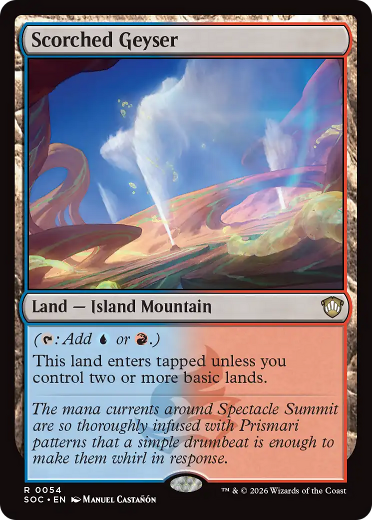 Scorched Geyser [Secrets of Strixhaven Commander] | L.A. Mood Comics and Games