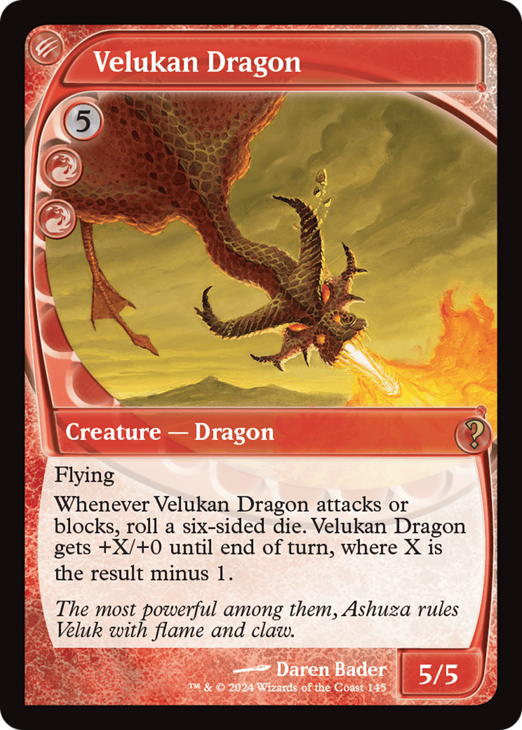 Velukan Dragon (Future Sight) [Mystery Booster 2] | L.A. Mood Comics and Games