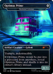 Darksteel Colossus - Optimus Prime (Borderless) [Secret Lair Drop Series] | L.A. Mood Comics and Games