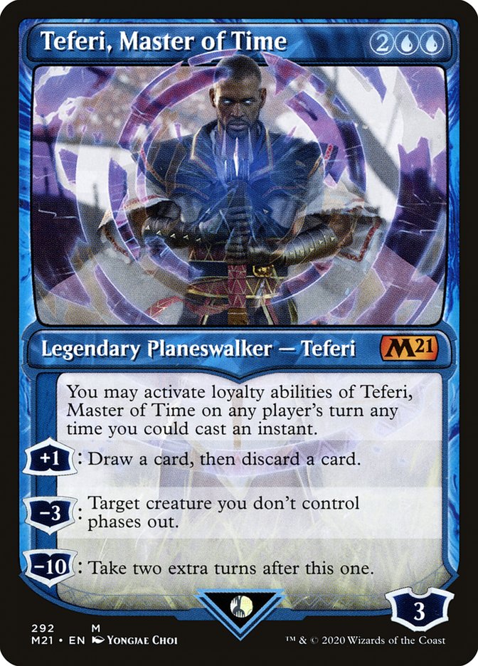 Teferi, Master of Time (Showcase) (292) [Core Set 2021] | L.A. Mood Comics and Games
