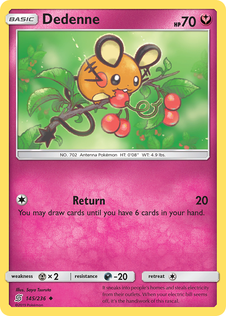 Dedenne (145/236) [Sun & Moon: Unified Minds] | L.A. Mood Comics and Games