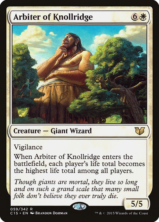 Arbiter of Knollridge [Commander 2015] | L.A. Mood Comics and Games