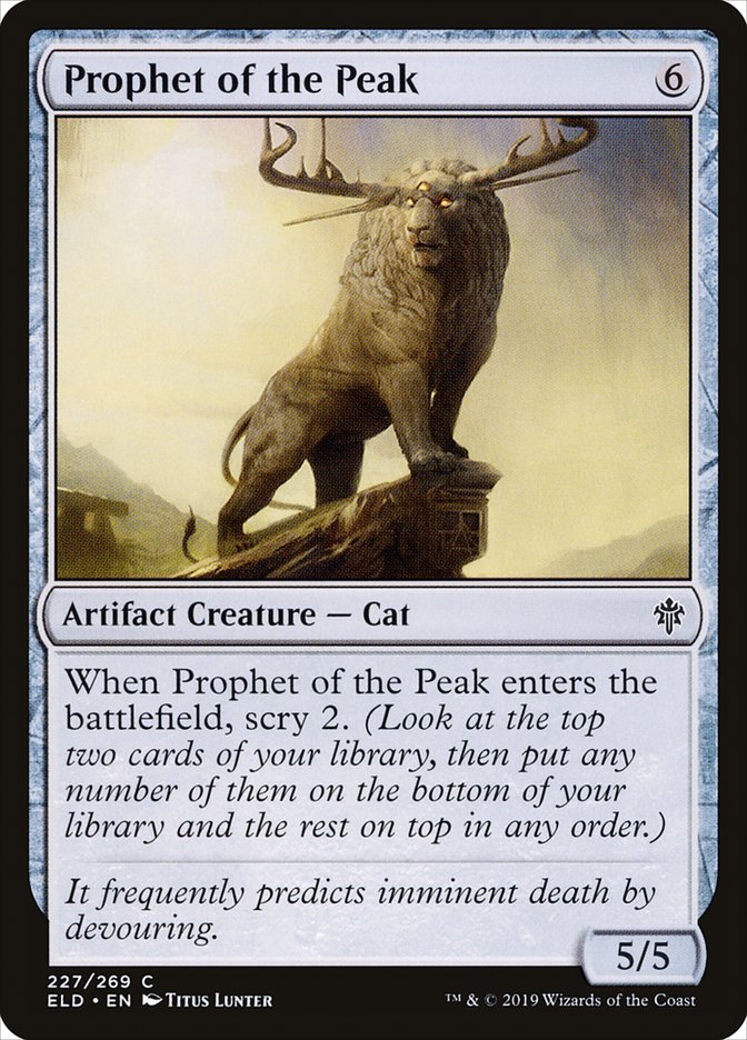 Prophet of the Peak [Throne of Eldraine] | L.A. Mood Comics and Games
