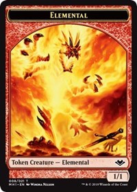 Elemental (008) // Spider (014) Double-Sided Token [Modern Horizons Tokens] | L.A. Mood Comics and Games