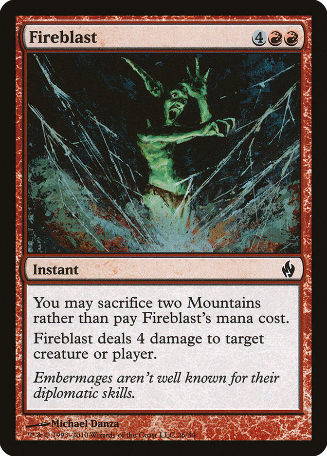Fireblast [Premium Deck Series: Fire and Lightning] | L.A. Mood Comics and Games