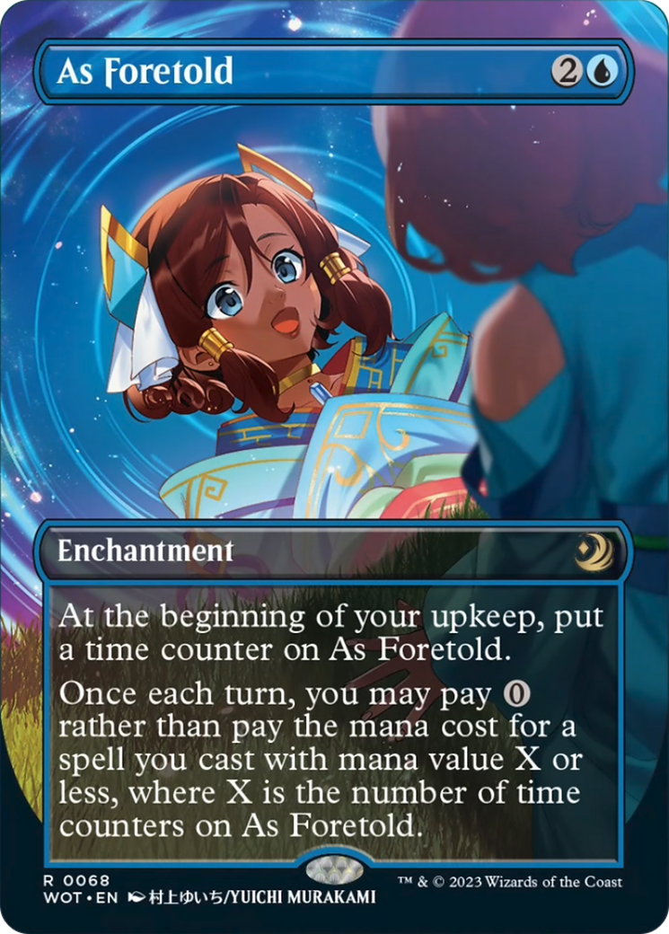 As Foretold (Anime Borderless) (Confetti Foil) [Wilds of Eldraine: Enchanting Tales] | L.A. Mood Comics and Games