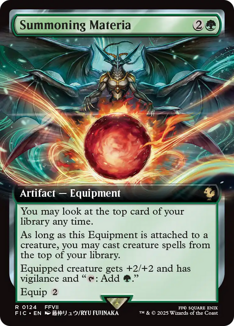 Summoning Materia (Extended Art) [FINAL FANTASY Commander] | L.A. Mood Comics and Games