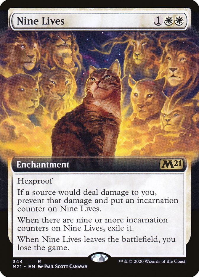 Nine Lives (Extended Art) [Core Set 2021] | L.A. Mood Comics and Games