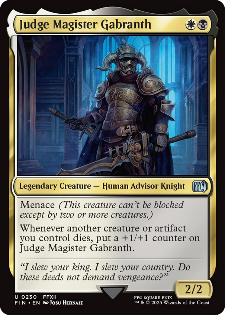 Judge Magister Gabranth [FINAL FANTASY] | L.A. Mood Comics and Games