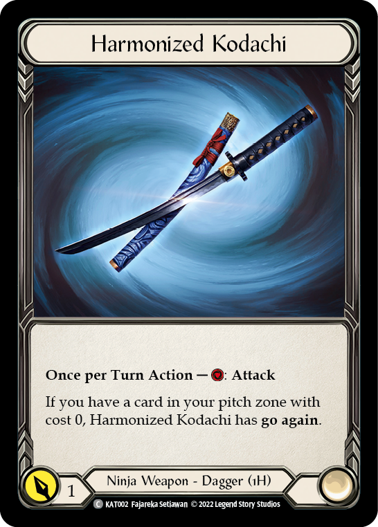 Harmonized Kodachi [KAT002] (Outsiders Katsu Blitz Deck) | L.A. Mood Comics and Games