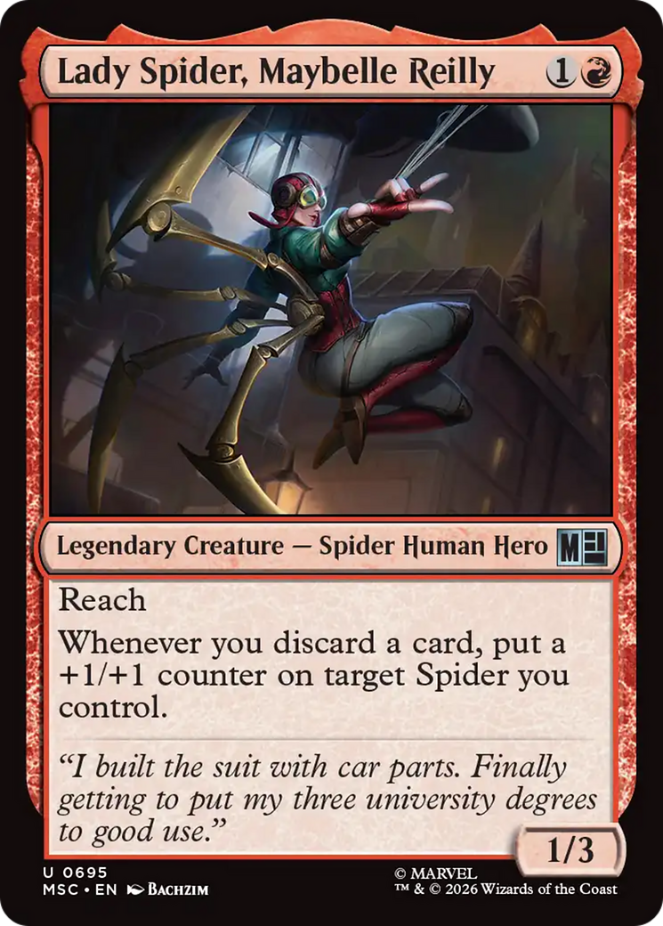 Lady Spider, Maybelle Reilly [Marvel Super Heroes Commander] | L.A. Mood Comics and Games