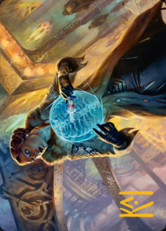 Writ of Return Art Card (Gold-Stamped Signature) [Streets of New Capenna Art Series] | L.A. Mood Comics and Games