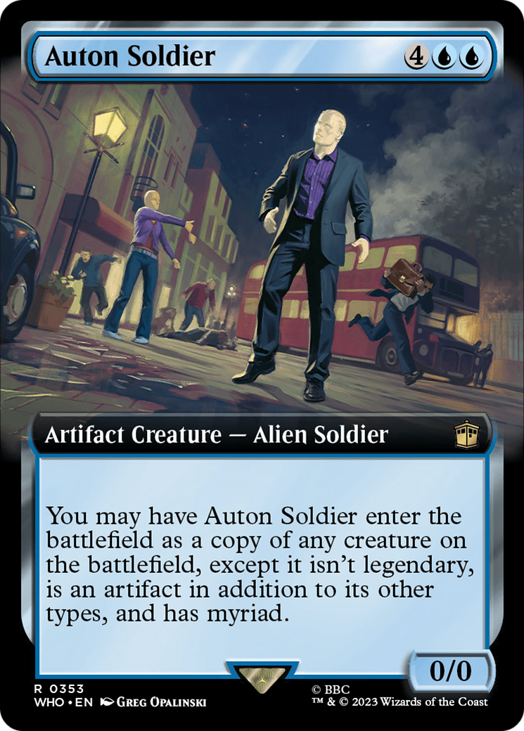 Auton Soldier (Extended Art) [Doctor Who] | L.A. Mood Comics and Games