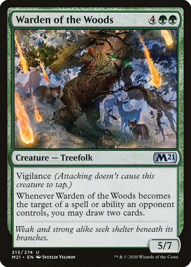 Warden of the Woods [Core Set 2021] | L.A. Mood Comics and Games