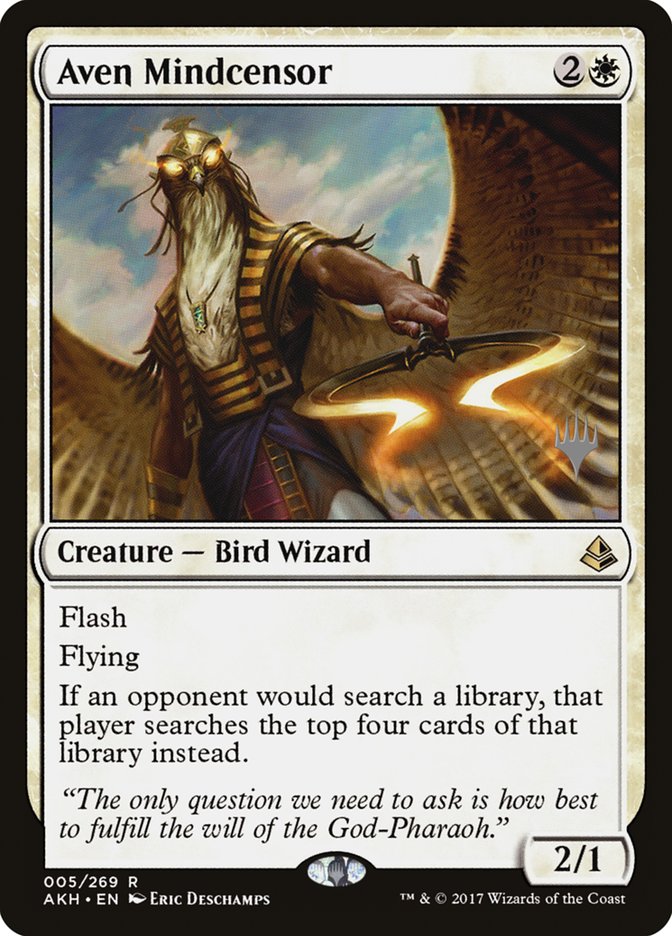 Aven Mindcensor (Promo Pack) [Amonkhet Promos] | L.A. Mood Comics and Games