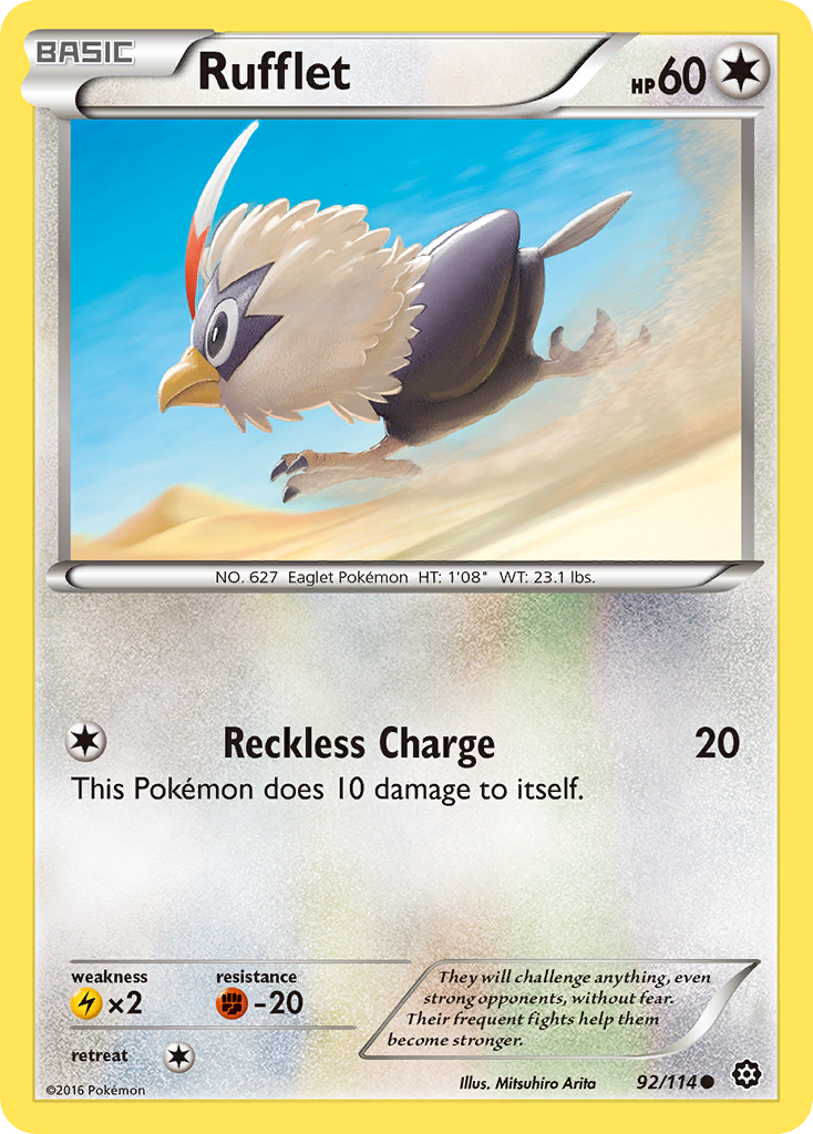 Rufflet (92/114) [XY: Steam Siege] | L.A. Mood Comics and Games