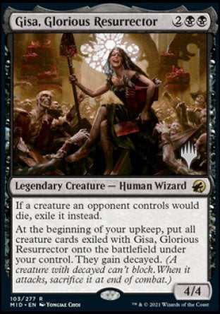 Gisa, Glorious Resurrector (Promo Pack) [Innistrad: Midnight Hunt Promos] | L.A. Mood Comics and Games