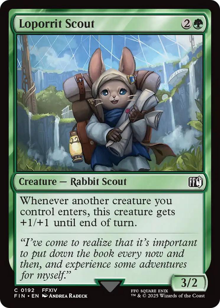 Loporrit Scout [FINAL FANTASY] | L.A. Mood Comics and Games
