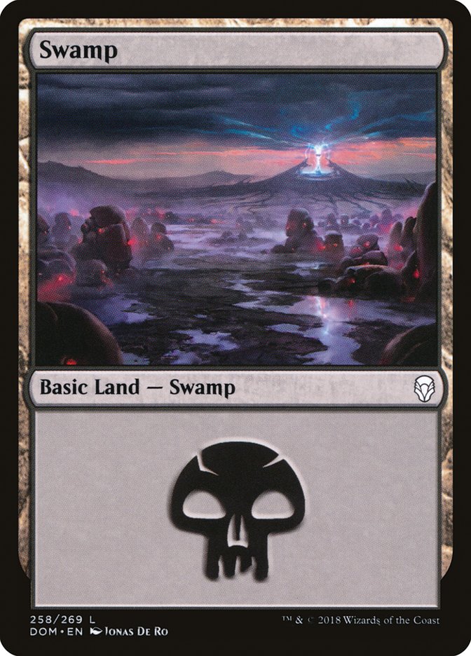 Swamp (258) [Dominaria] | L.A. Mood Comics and Games